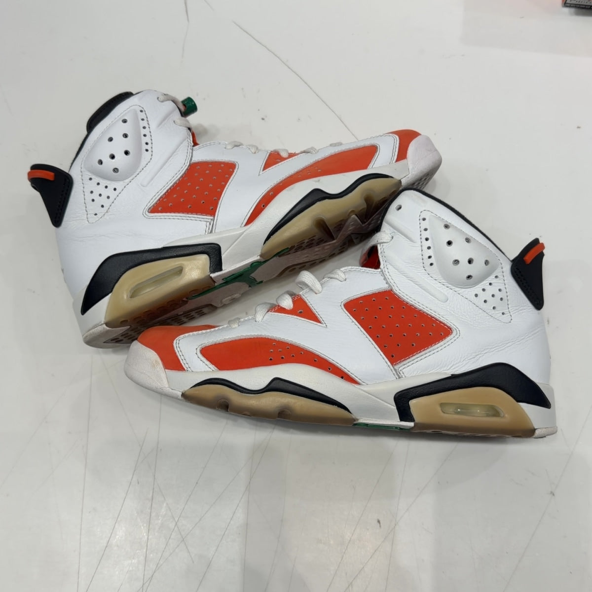 Jordan 6 Retro Gatorade Like Mike White Size 8.5 (Lightly Worn Pre-Owned) - Image 1