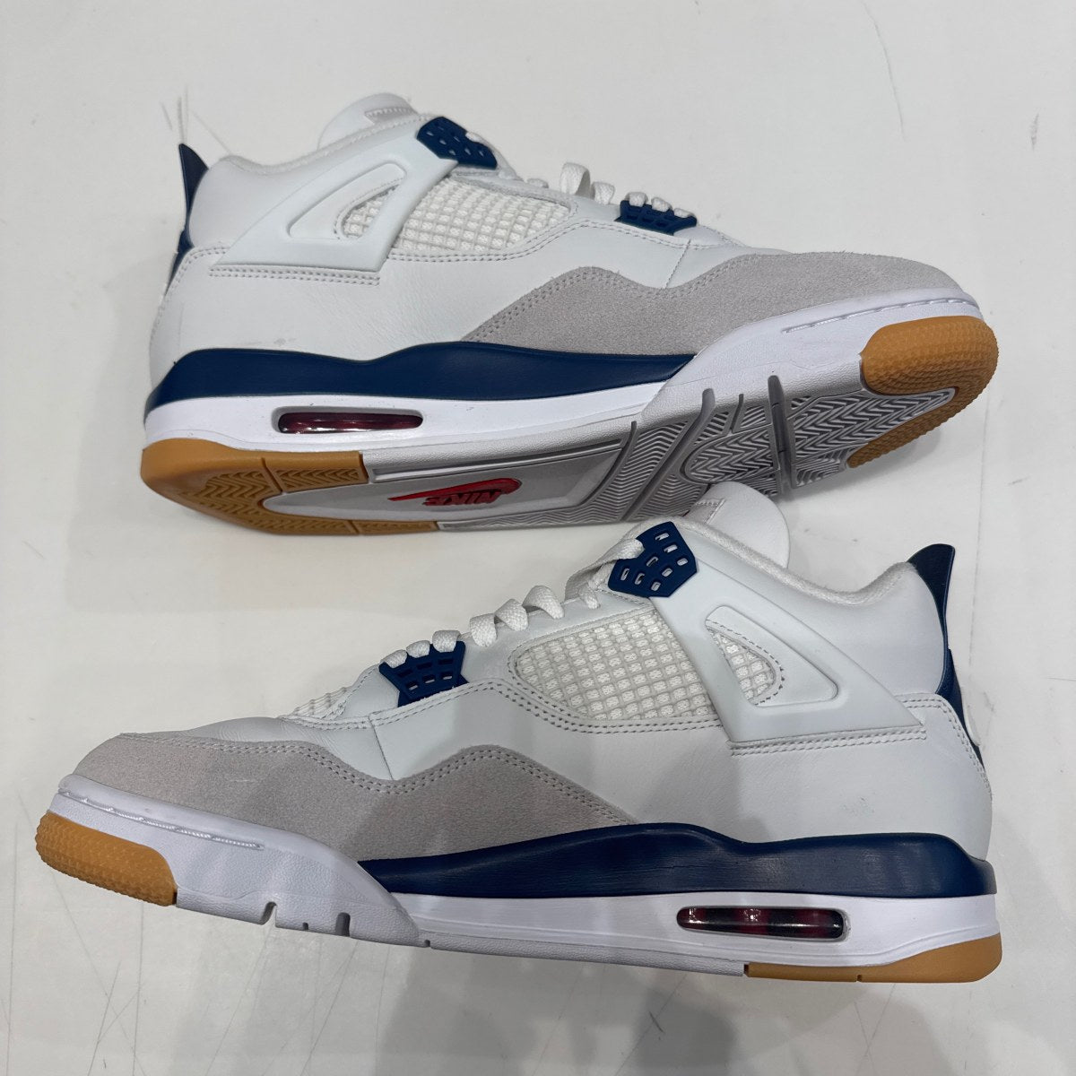 Jordan 4 Retro SB Navy Size 12 (Tried On Pre-Owned) - Image 5