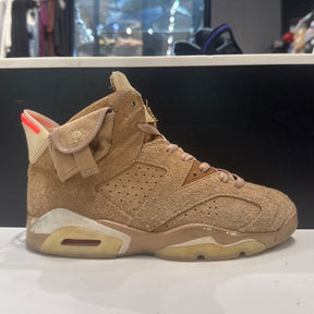 Jordan 6 Retro Travis Scott British Khaki Size 7 (Lightly Worn Pre-Owned) - Image 1