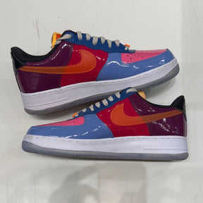 Nike Air Force 1 Low SP Undefeated Multi-Patent Total Orange Size 9.5 (Lightly Worn Pre-Owned) - Image 3