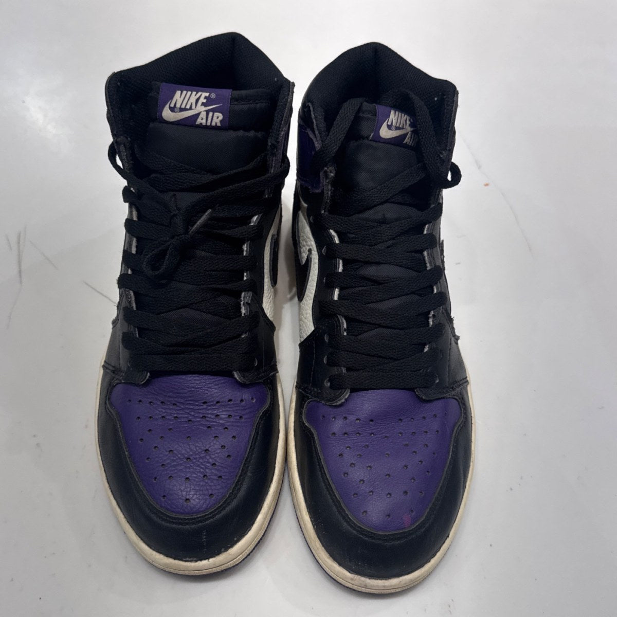 Jordan 1 Retro High Court Purple Size 8 (Heavily Worn Pre-Owned) - Image 4