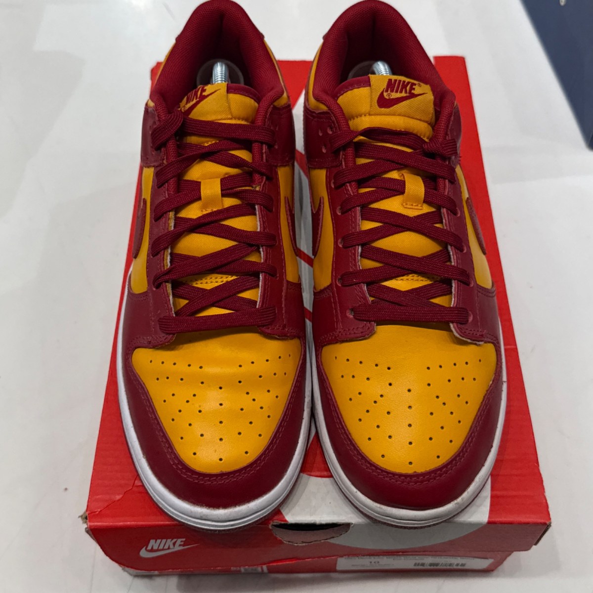 Nike Dunk Low Midas Gold Size 10 (Lightly Worn Pre-Owned) - Image 4