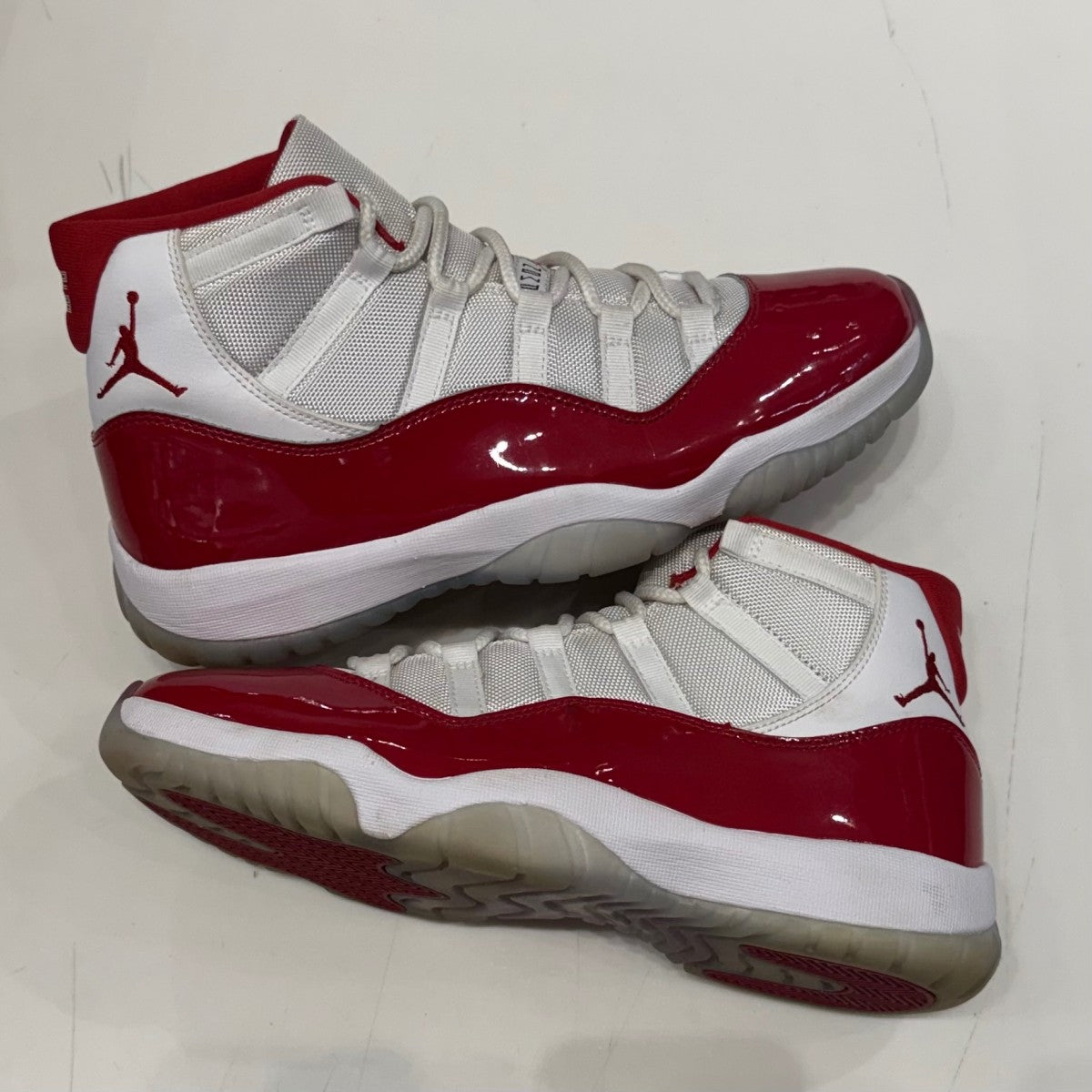 Jordan 11 Retro Cherry (2022) Size 10.5 (Lightly Worn Pre-Owned) - Image 1