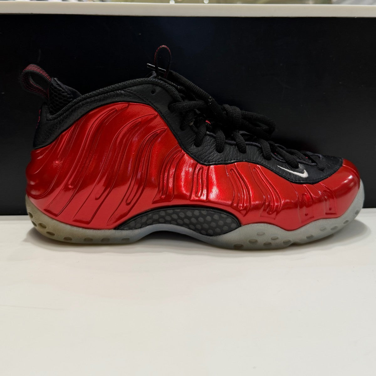 Nike Air Foamposite One Metallic Red (2023) Size 8.5 (Lightly Worn Pre-Owned) - Image 1