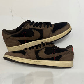 Jordan 1 Retro Low OG SP Travis Scott Mocha Size 9.5 (Heavily Worn Pre-Owned) - Image 3