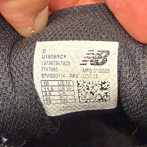 New Balance 1906R Black Grey White Size 10 (Lightly Worn Pre-Owned) - Image 5