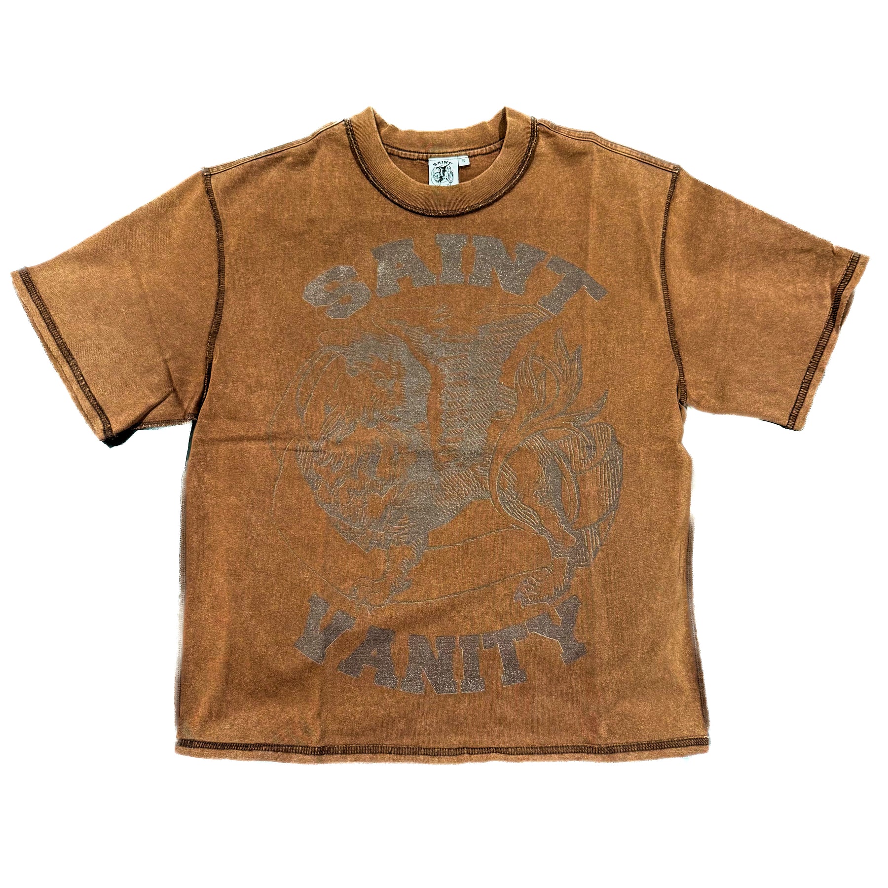 Saint Vanity Brown Griffin T-Shirt