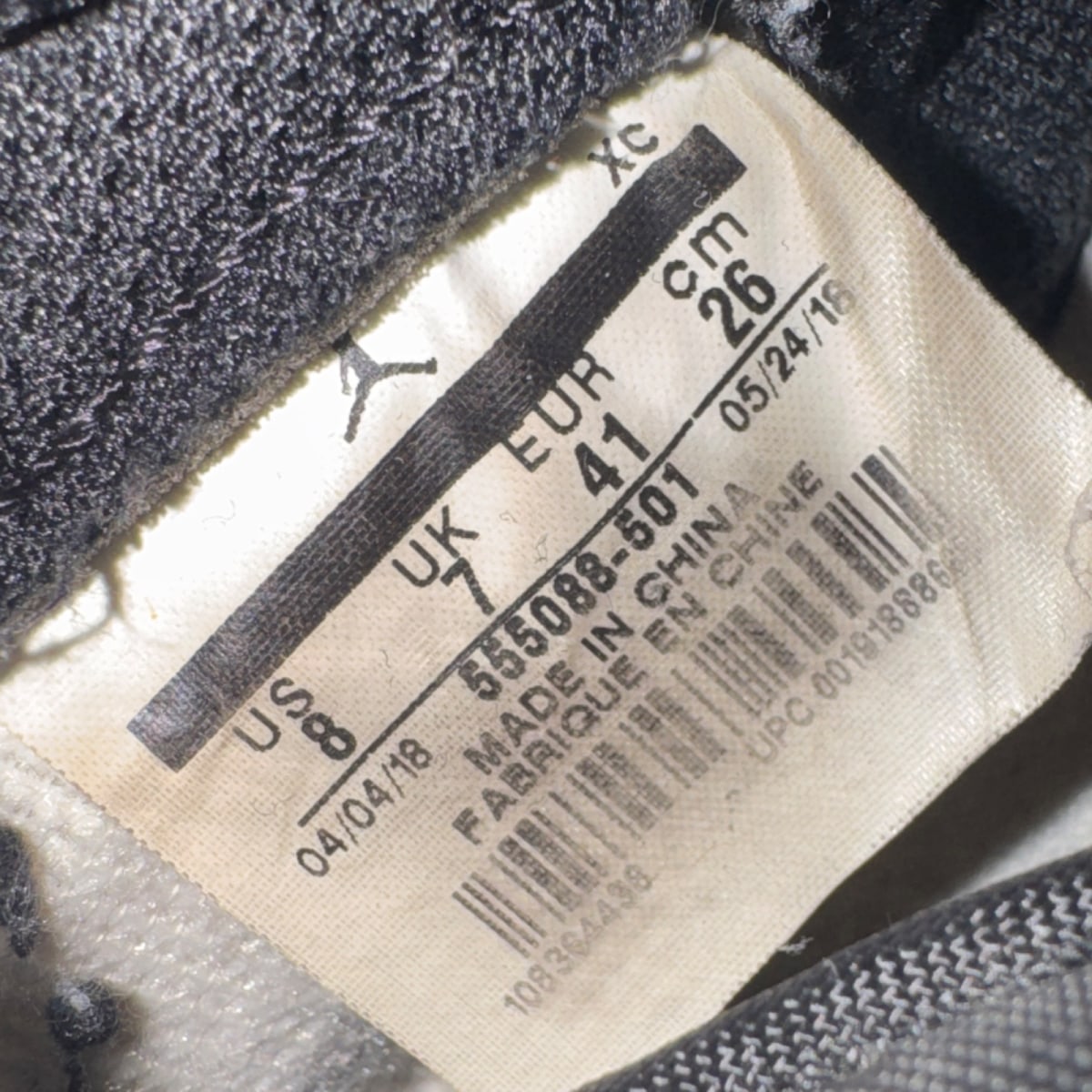 Jordan 1 Retro High Court Purple Size 8 (Heavily Worn Pre-Owned) - Image 7