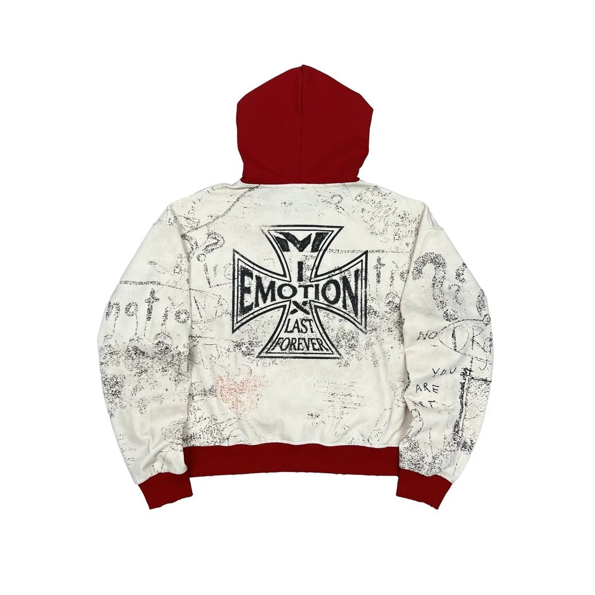 Mixed Emotions Red Last Forever Hoodie
