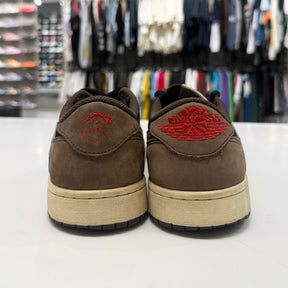 Jordan 1 Retro Low OG SP Travis Scott Mocha Size 9.5 (Heavily Worn Pre-Owned) - Image 4