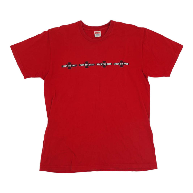 Supreme Independent Fuck The Rest Tee Red