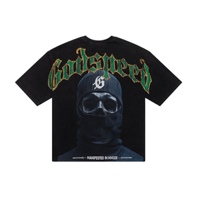 GODSPEED BALACLAVA SZN T-SHIRT BLACK WASH