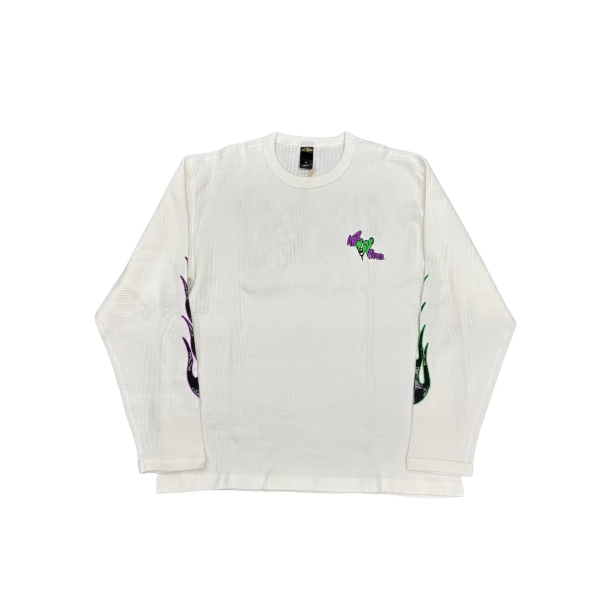 Matty Boy Anti Promo Flames Thermal - White
