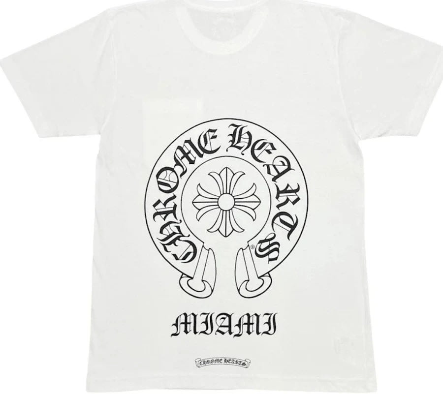 Chrome Hearts Miami Horseshoe Tee White