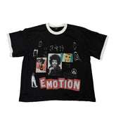 Mixed Emotions Black Static Tee
