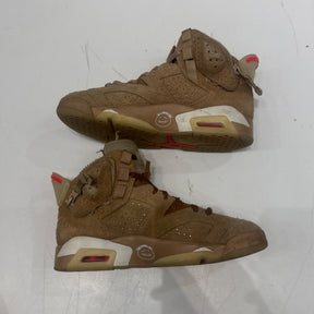 Jordan 6 Retro Travis Scott British Khaki Size 7 (Lightly Worn Pre-Owned) - Image 3