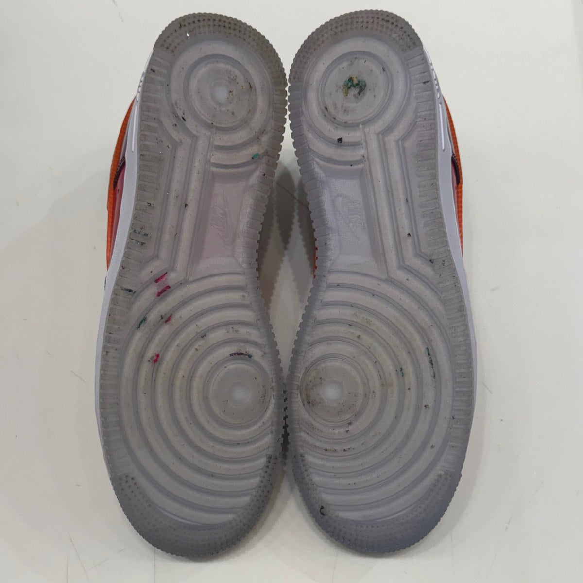 Nike Air Force 1 Low SP Undefeated Multi-Patent Total Orange Size 9.5 (Lightly Worn Pre-Owned) - Image 5