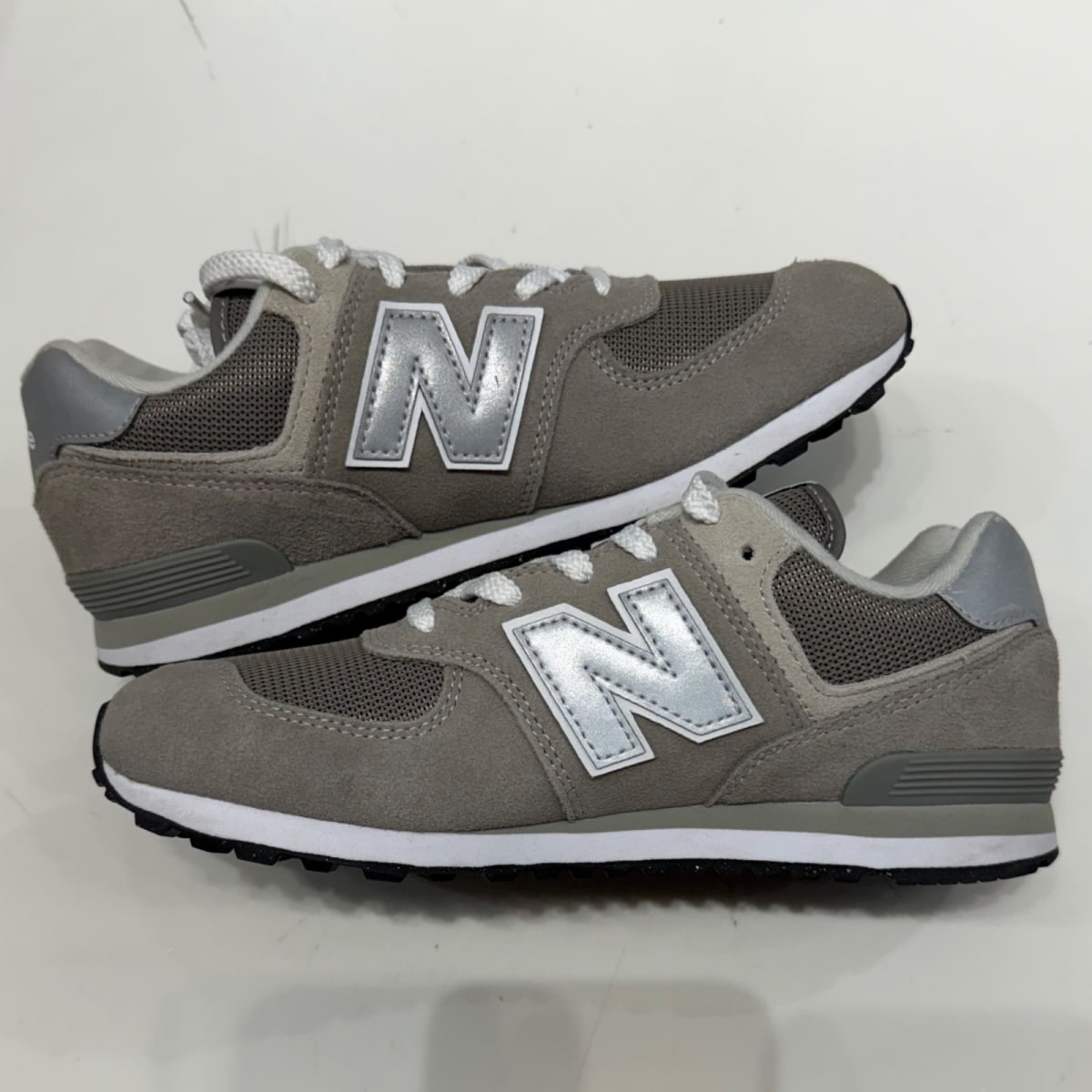 New Balance 574 Core Grey White (GS) - Image 3