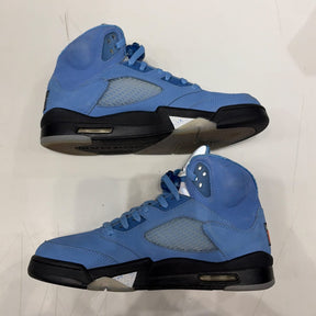 Jordan 5 Retro UNC University Blue Size 10 (Moderately Worn Pre-Owned) - side