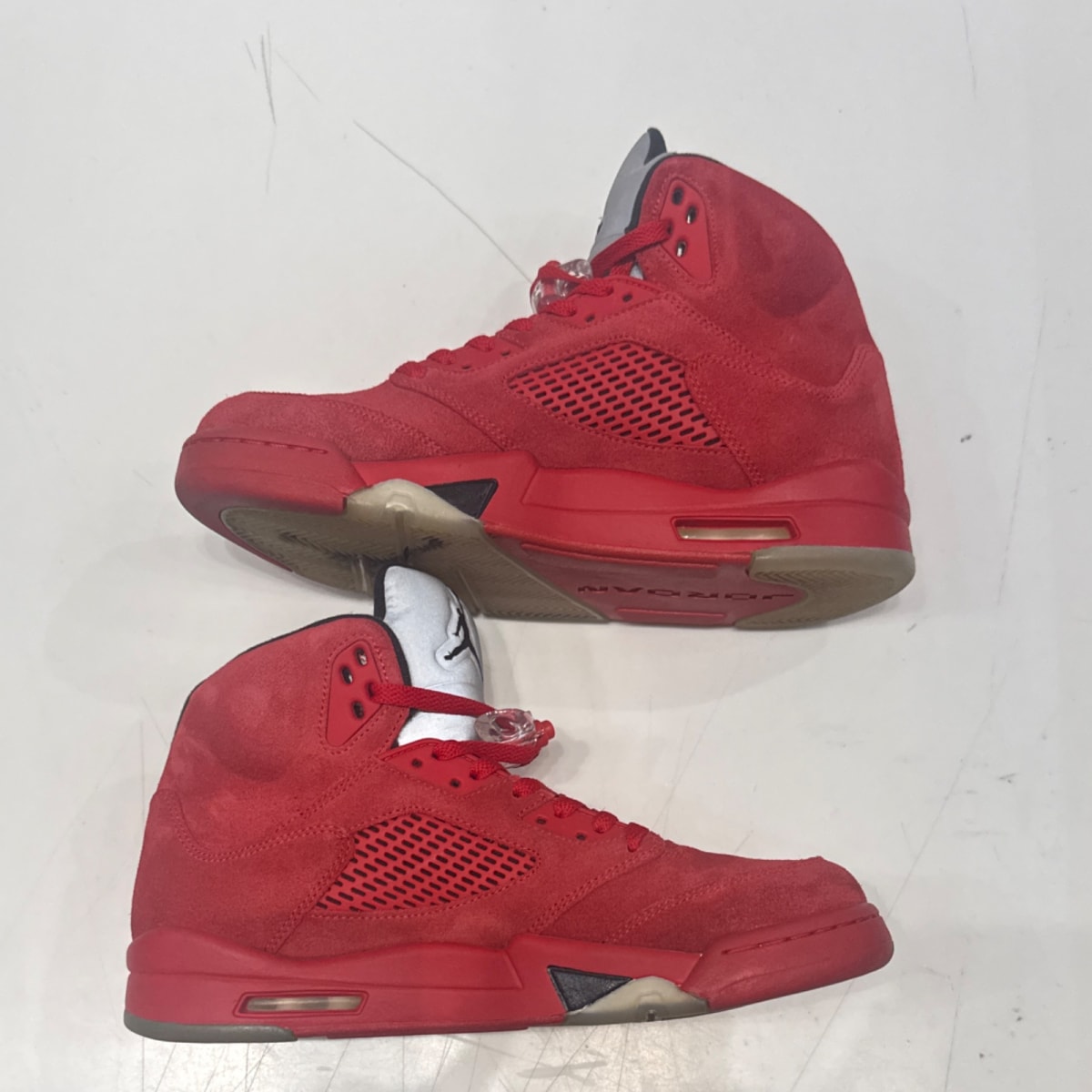 Jordan 5 Retro Red Suede - Image 3
