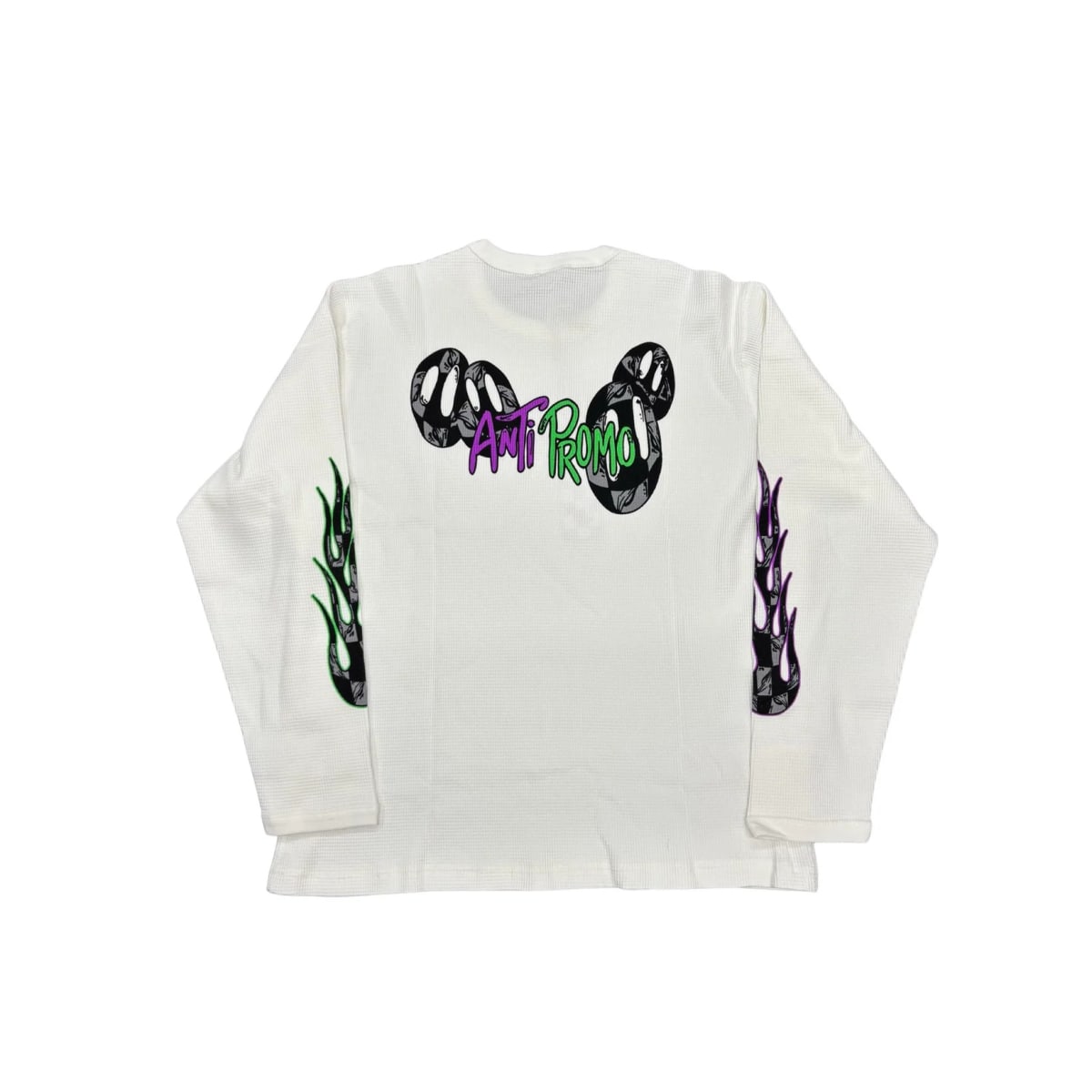 Matty Boy Anti Promo Flames Thermal - White