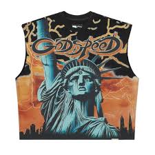Godspeed Voltage Sleeveless T-shirt Red