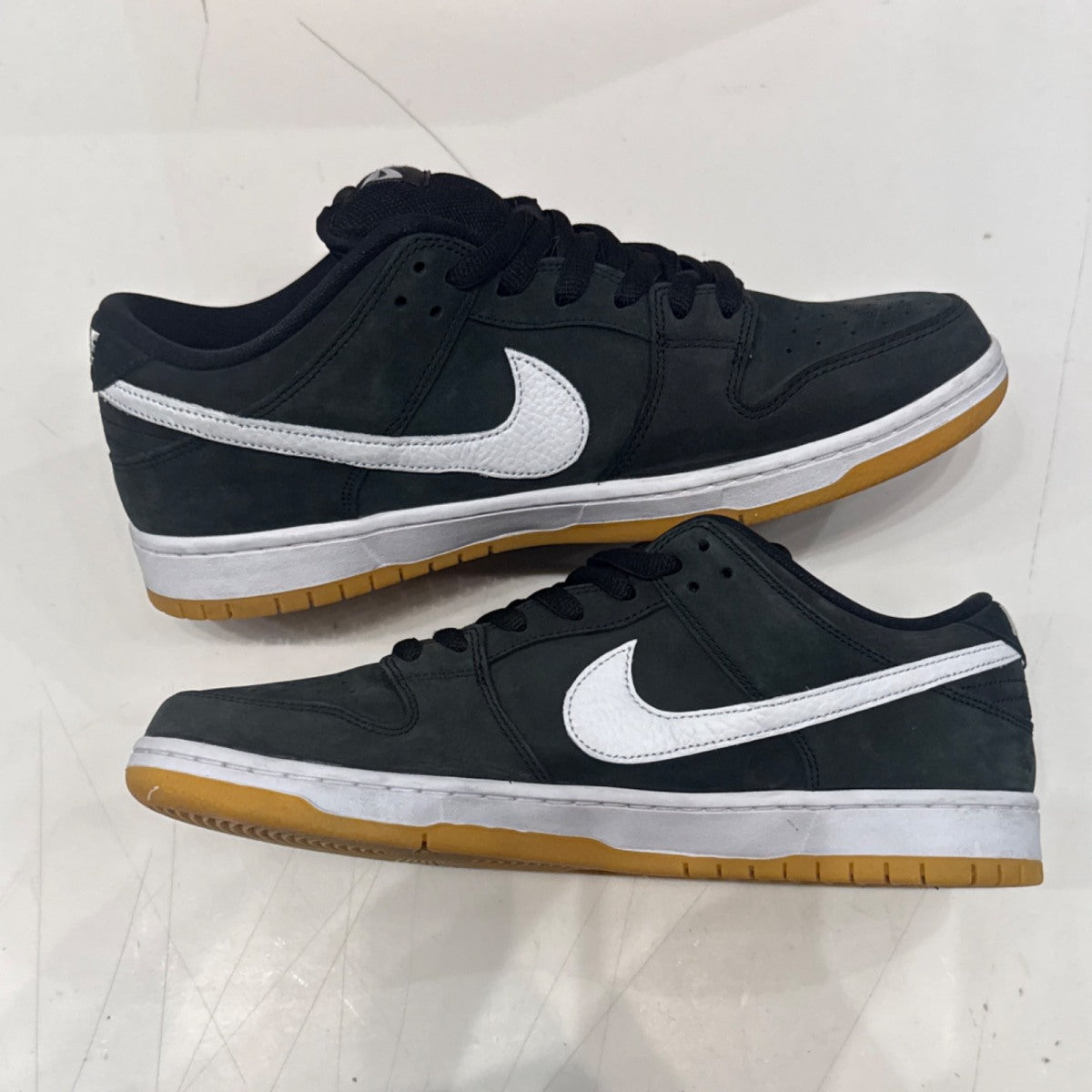 Nike Dunk Low Pro SB Black White Gum Size 12 (VNDS Pre-Owned) - Image 3