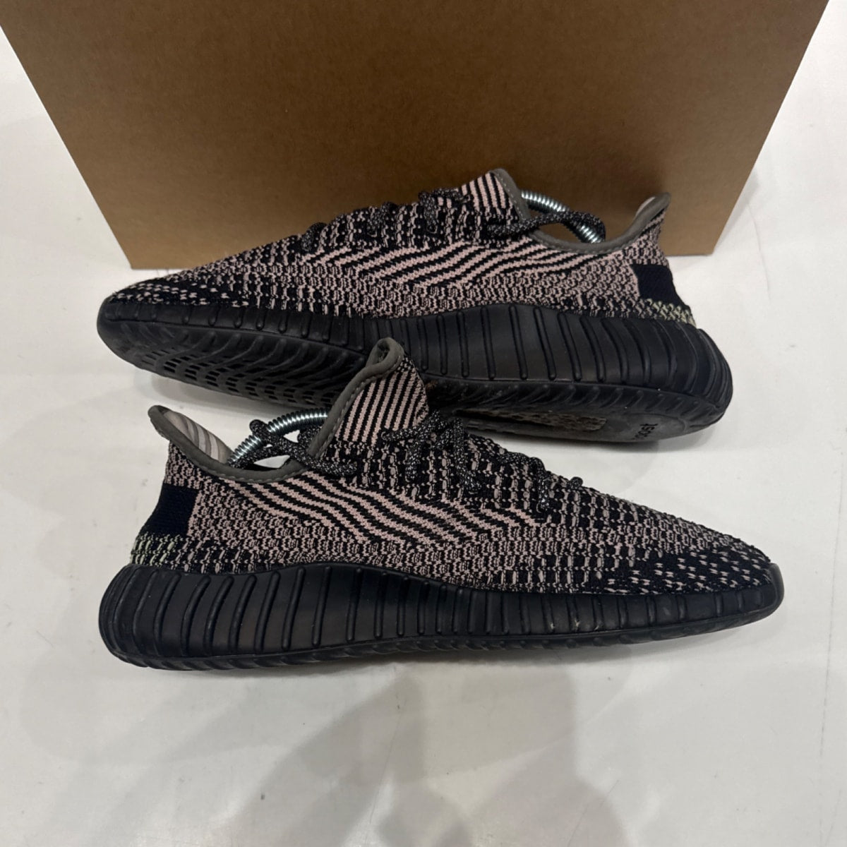 adidas Yeezy Boost 350 V2 Yecheil (Non-Reflective) Size 9.5 (Heavily Worn Pre-Owned) - Image 3