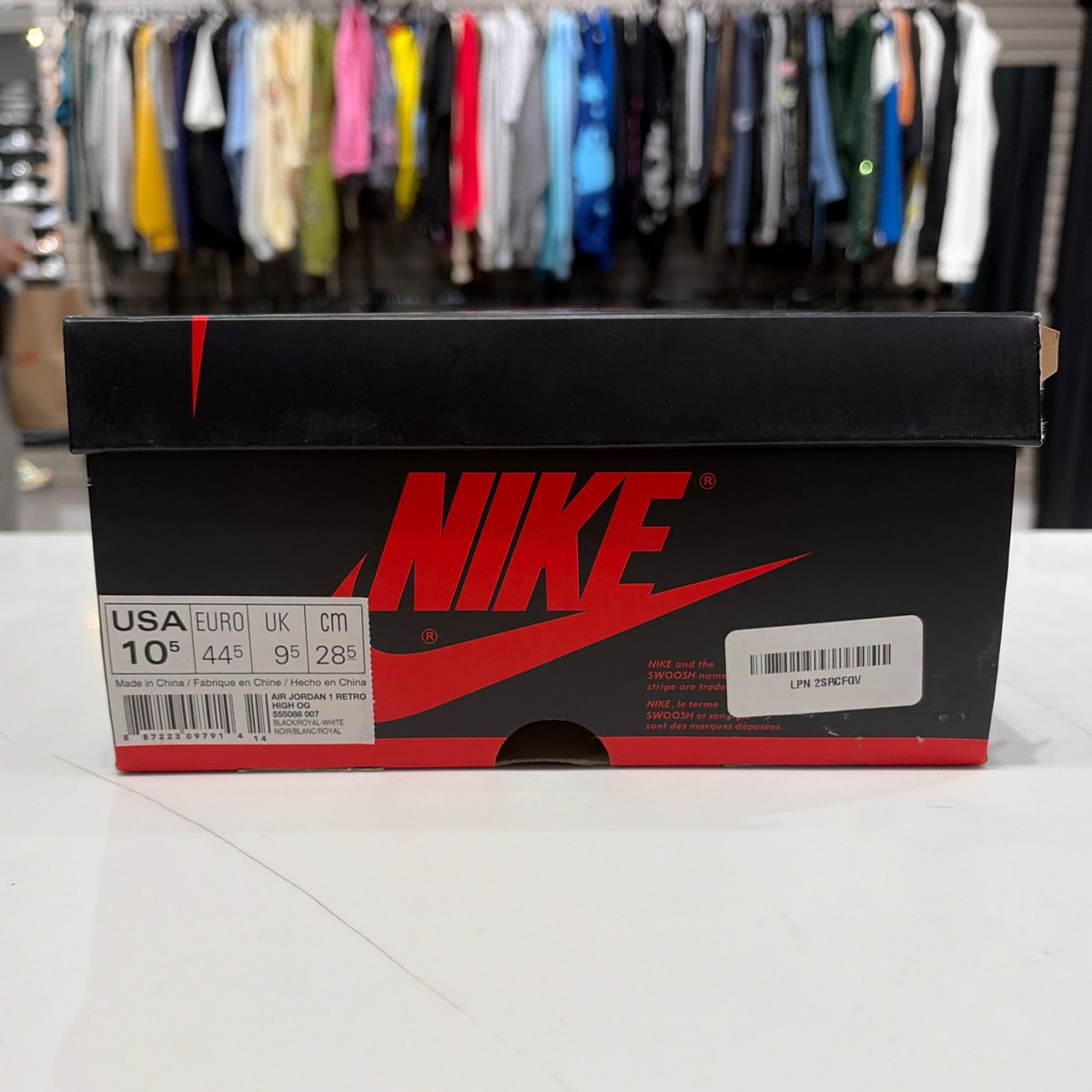 Jordan 1 Retro Royal (2017) Size 10.5 (Lightly Worn Pre-Owned) - aux