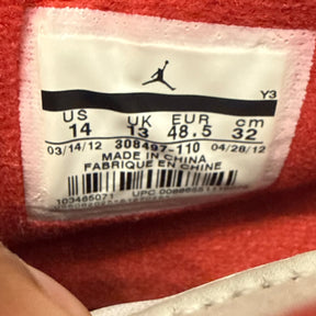 Jordan 4 Retro Fire Red (2012) Size 14 (Lightly Worn Pre-Owned) - Image 5