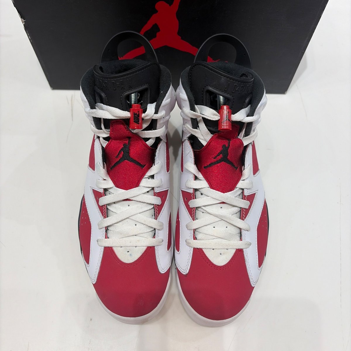 Jordan 6 Retro Carmine (2021) Size 9.5 (Moderately Worn Pre-Owned) - tag