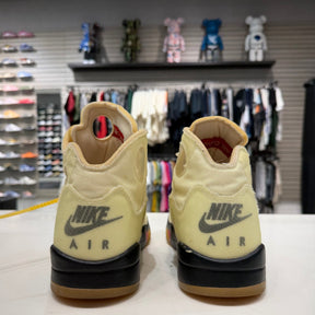 Jordan 5 Retro Off-White Sail Size 14 (Lightly Worn Pre-Owned) - Image 5