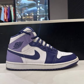 Jordan 1 Mid Blueberry Size 10.5 (Lightly Worn Pre-Owned) - Image 1