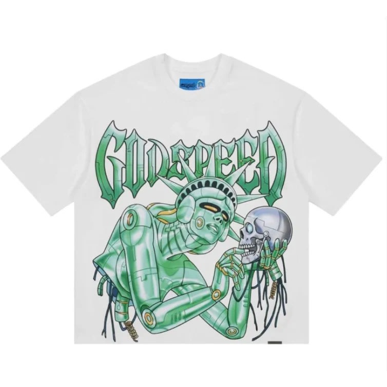 GODSPEED Freedoms Protocol Tee White