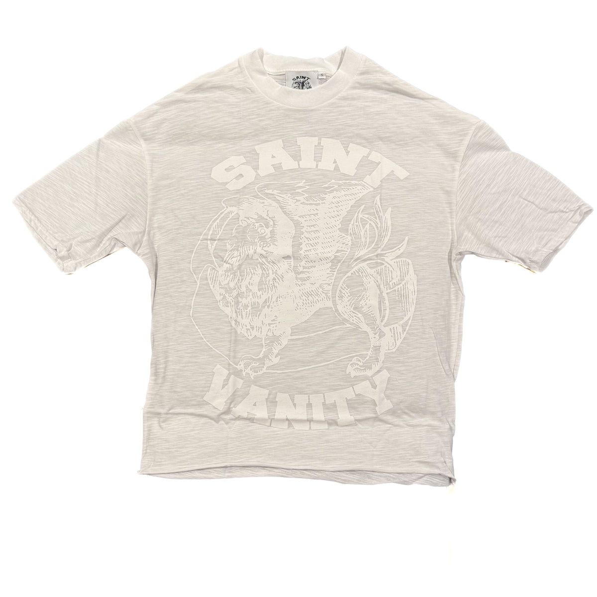 Saint Vanity Monochromatic Griffin Tee White