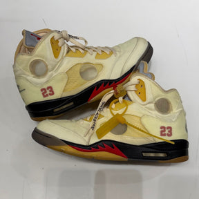 Jordan 5 Retro Off-White Sail Size 14 (Lightly Worn Pre-Owned) - Image 2