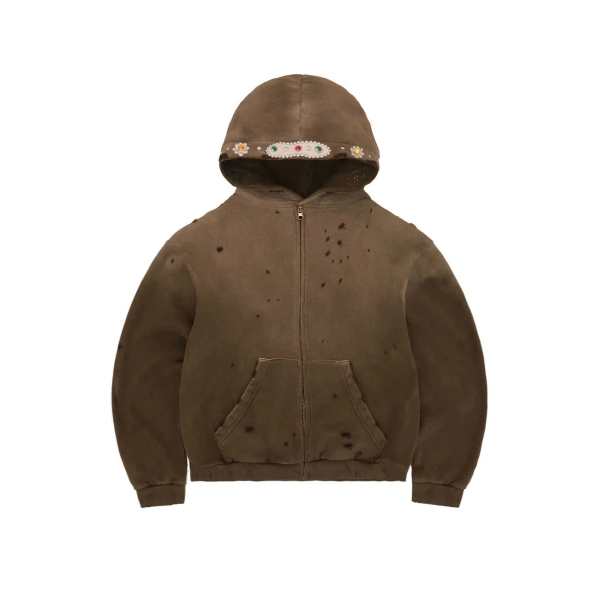 Bravest Studios Brown Sapphire Zip Hoodie