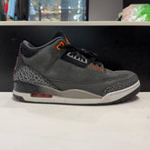 Jordan 3 Retro Fear Pack (2023) Size 12 (Moderately Worn Pre-Owned) - front
