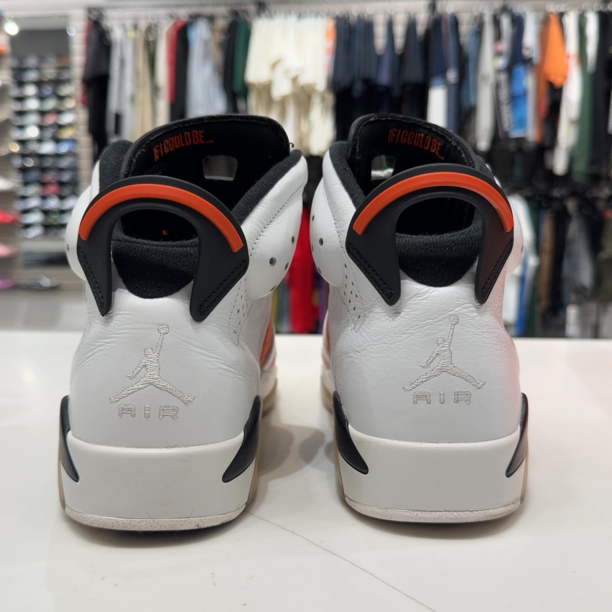 Jordan 6 Retro Gatorade Like Mike White Size 8.5 (Lightly Worn Pre-Owned) - Image 5