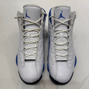 Jordan 13 Retro White Hyper Royal Black Size 10 (VNDS Pre-Owned) - Image 4