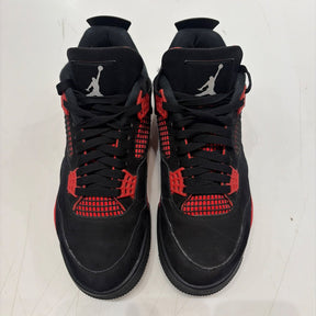 Jordan 4 Retro Red Thunder Size 9.5 (Moderately Worn Pre-Owned) - tag