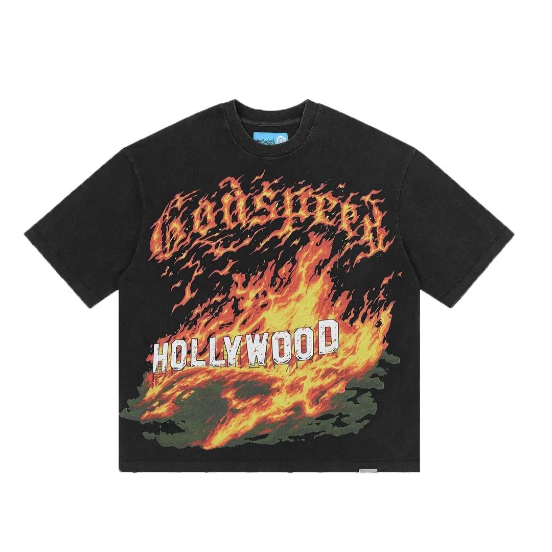 GODSPEED Hollywood Inferno II Tee Black