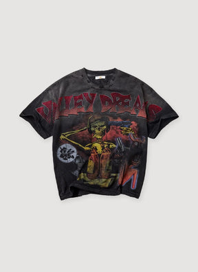 Vale Forever Coma Bling Tee Vintage Black