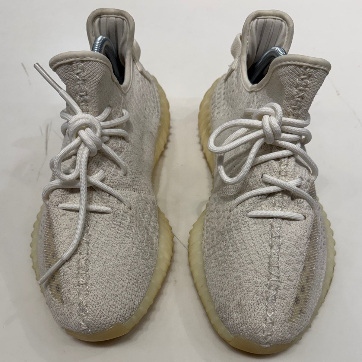 adidas Yeezy Boost 350 V2 Bone Size 8.5 (Moderately Worn Pre-Owned) - Image 4