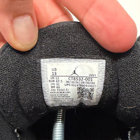 Jordan 3 Retro Black Cat (2025) Size 13 (Lightly Worn Pre-Owned) - Image 6