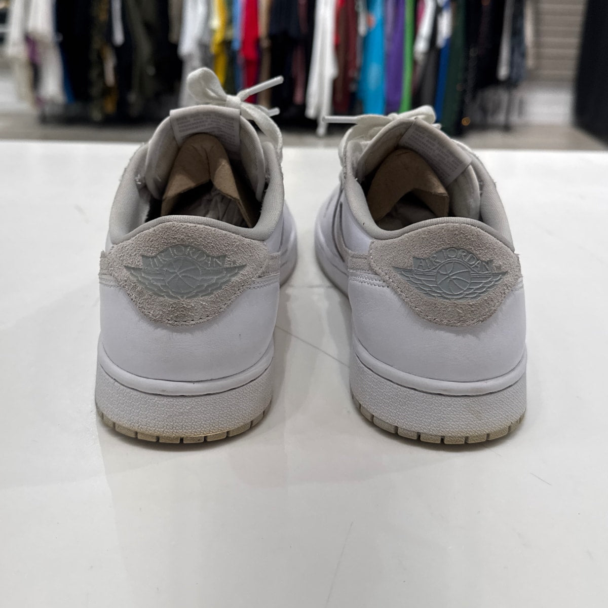 Jordan 1 Low OG Neutral Grey (2021) (Women's) Size 11W (Moderately Worn Pre-Owned) - Image 6