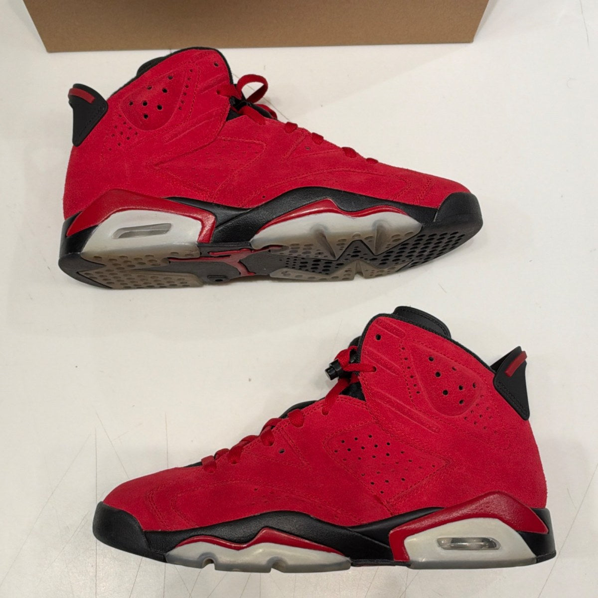 Jordan 6 Retro Toro Bravo Size 10 (Moderately Worn Pre-Owned) - Image 2