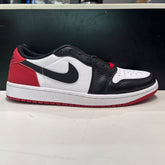 Jordan 1 Retro Low OG Black Toe (2023) Size 11 (Lightly Worn Pre-Owned) - Image 1