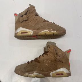 Jordan 6 Retro Travis Scott British Khaki Size 7 (Lightly Worn Pre-Owned) - Image 2