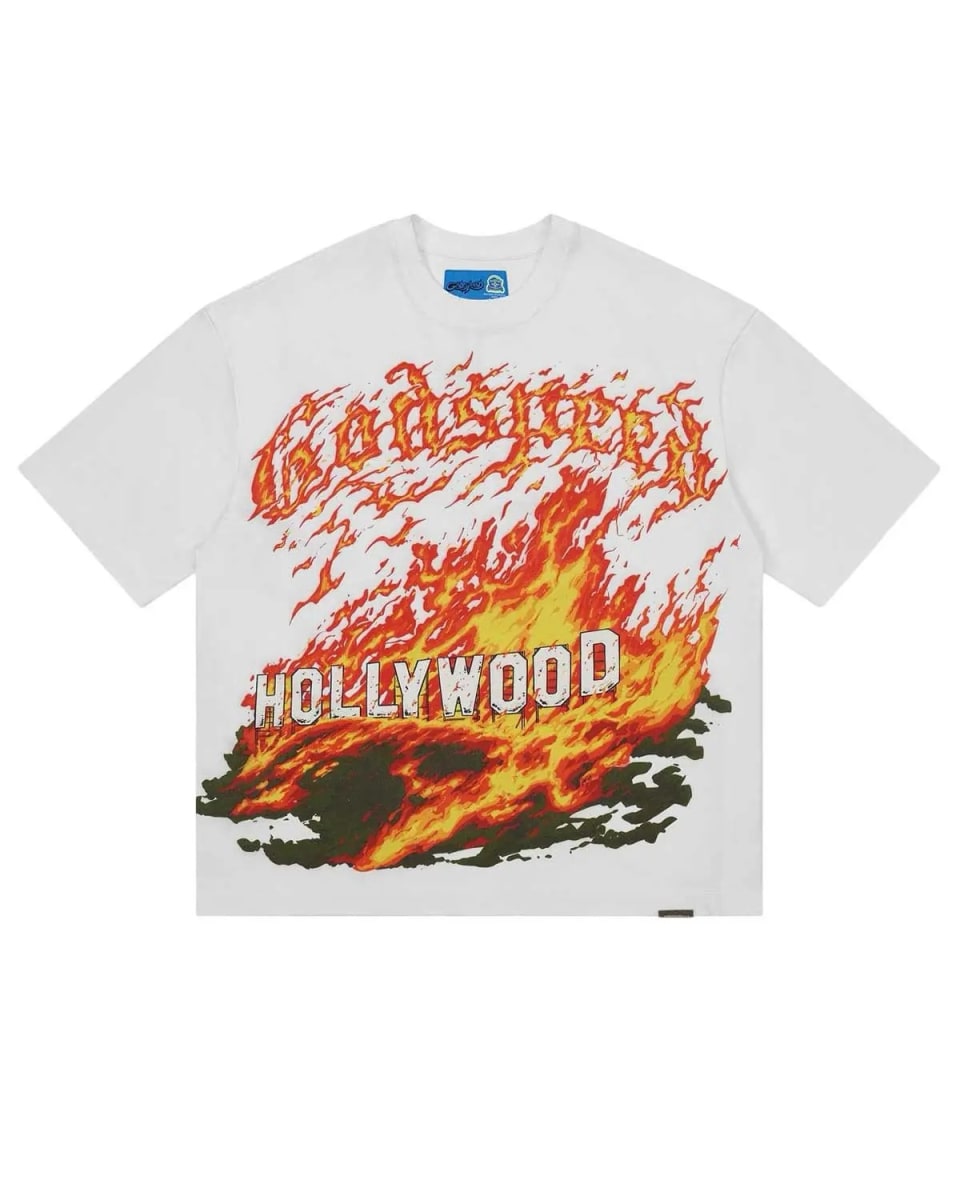GODSPEED Hollywood Inferno II Tee White